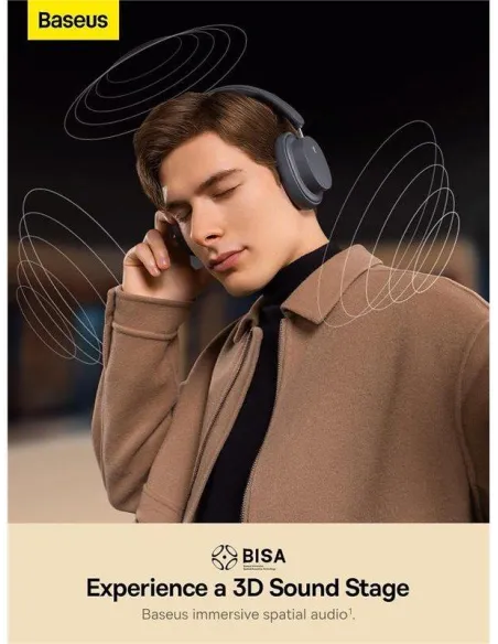 Auriculares Baseus Bowie D05 Negros con Bluetooth 5.3