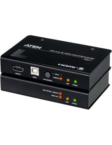 ATEN CE801 Extensor KVM USB True 4K HDMI Cat 6