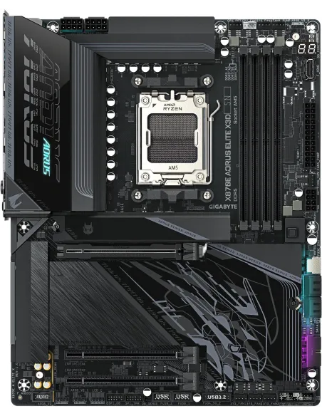 Placa base GIGABYTE X870E AORUS ELITE X3D para Socket AM5