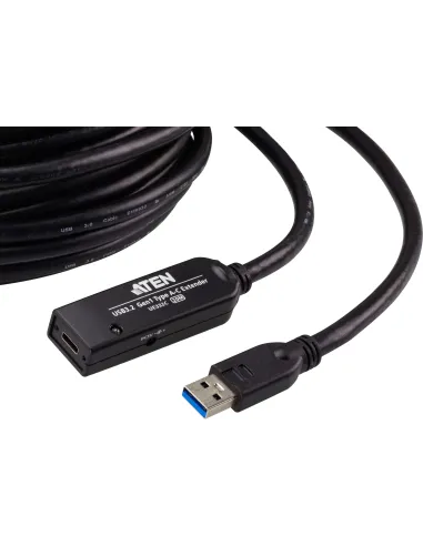 Cable alargador ATEN UE332C USB 3.2 Gen 1 20M Negro