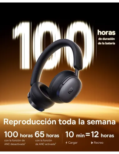 Auriculares Baseus Inspire XH1 Negros con ANC y LDAC