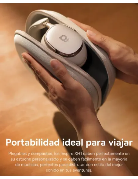 Baseus Inspire XH1 Blancos con ANC y Bluetooth 6.1