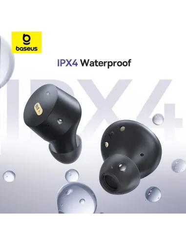 Auriculares Baseus Bowie E18 Negros True Wireless IPX4