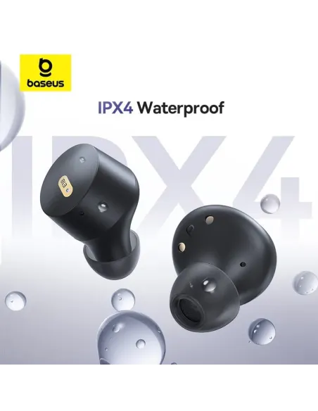 Auriculares Baseus Bowie E18 Negros True Wireless IPX4