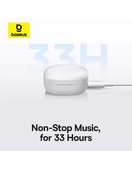Auriculares Baseus Bowie E20 Blancos TWS Bluetooth 5.3