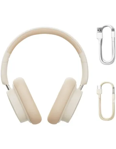 Auriculares Baseus Bowie D05 Blancos con Bluetooth 5.3 y 70h