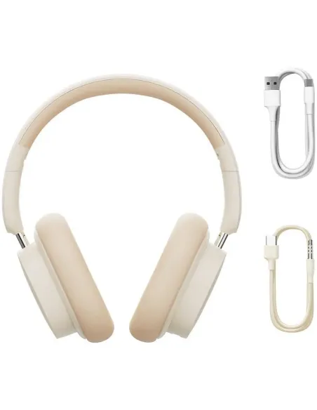 Auriculares Baseus Bowie D05 Blancos con Bluetooth 5.3 y 70h