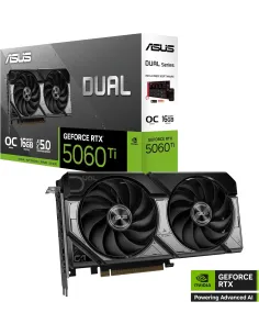 ASUS Dual GeForce RTX 5060 Ti EVO OC Edition 16GB GDDR7 DLSS4 Relflex2