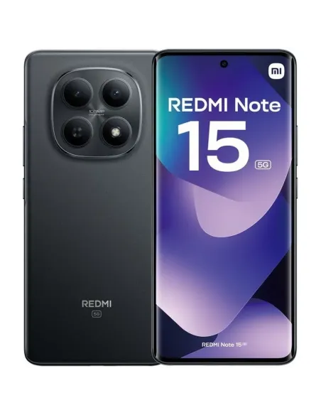 Xiaomi Redmi Note 15 5G 8/256GB Negro Libre AMOLED 120Hz Dual SIM Cámara 108MP HyperOS 2
