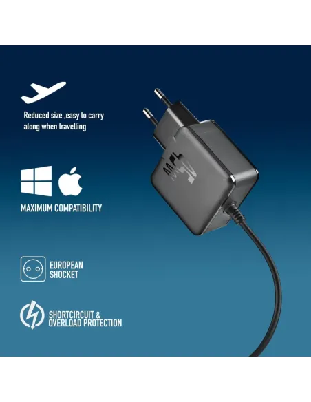 Cargador de Pared NGS GAN 45W-C con PPS