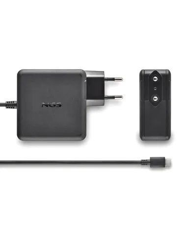 Cargador de Pared USB-C NGS GAN 65W-C con PPS