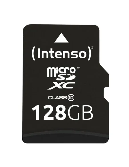 Intenso 3413491 microSDXC Memoria Flash 128 GB MicroSDXC Clase 10 con Adaptador SD