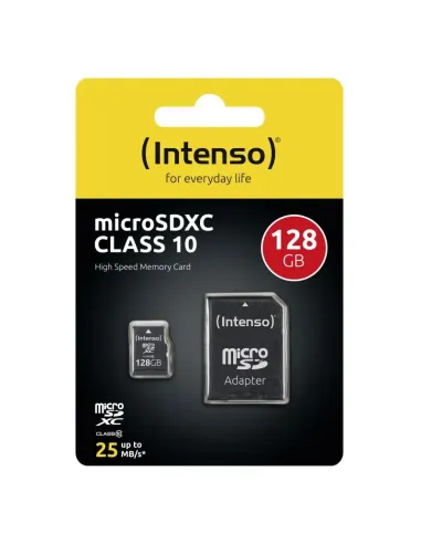 Tarjeta microSDXC Intenso MicroSDXC Class 10 128 GB