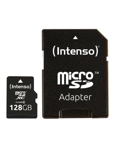Intenso MicroSDXC Class 10 128 GB Memoria Flash con Adaptador SD