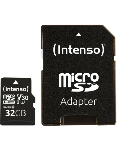 Intenso 3433480 32 GB Memoria Flash MicroSDHC U3/V30 UHS-I Clase 10