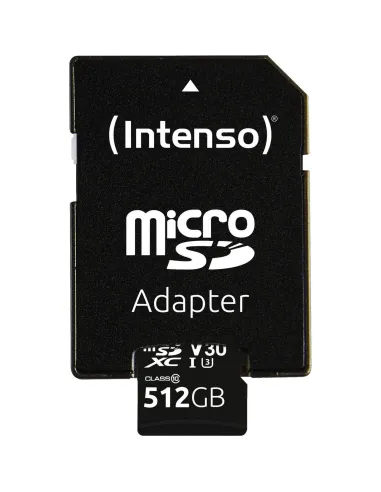 Tarjeta microSD Intenso microSDXC UHS-I Professional 512 GB