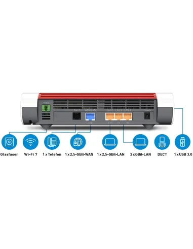 Router sobremesa FRITZ!Box 5690 Wi-Fi 7 dual-band