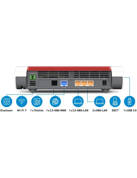 Router sobremesa FRITZ!Box 5690 Wi-Fi 7 dual-band