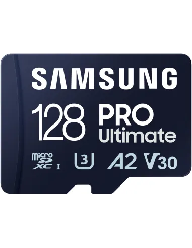Samsung PRO Ultimate 128GB MicroSDXC UHS-I U3 A2 V30 + Adaptador SD