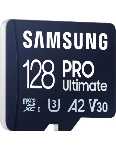 Samsung PRO Ultimate 128GB MicroSDXC UHS-I U3 A2 V30 + Adaptador SD