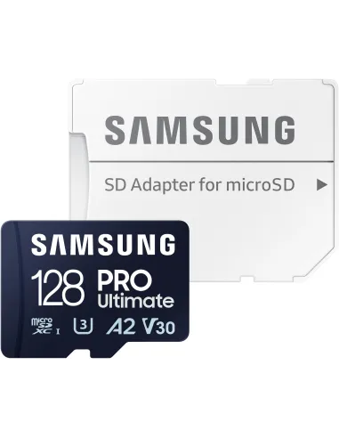 Samsung PRO Ultimate 128GB MicroSDXC UHS-I U3 A2 V30 + Adaptador SD