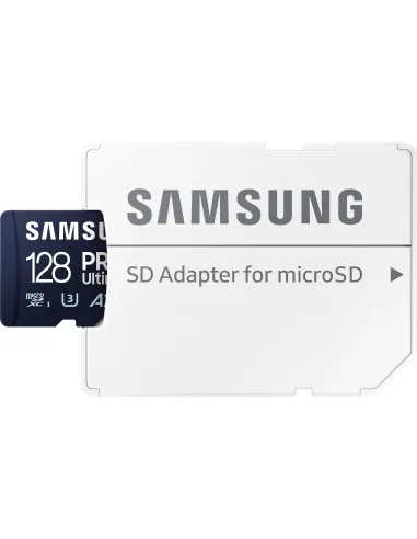 Samsung PRO Ultimate 128GB MicroSDXC UHS-I U3 A2 V30 + Adaptador SD