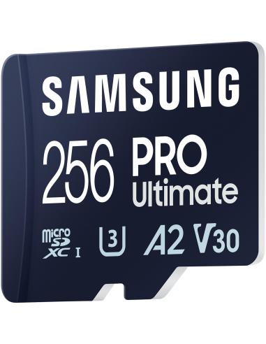 Samsung PRO Ultimate 256GB MicroSDXC UHS-I U3 A2 V30 + Adaptador SD