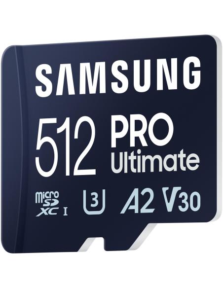 Samsung PRO Ultimate 512GB MicroSDXC UHS-I U3 A2 V30 + Adaptador SD