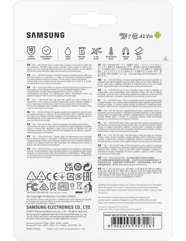 Samsung PRO Ultimate 512GB MicroSDXC UHS-I U3 A2 V30 + Adaptador SD