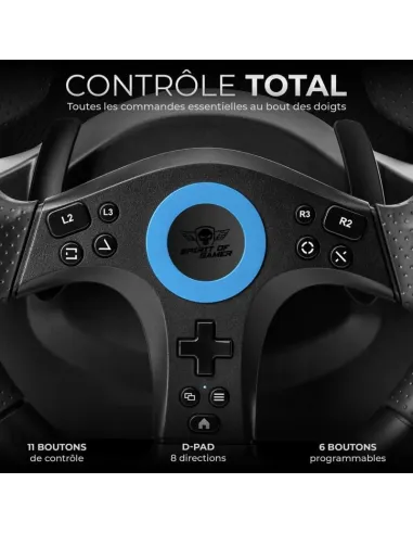 Volante Spirit of Gamer Race Wheel Pro 5 para PS5 y PC