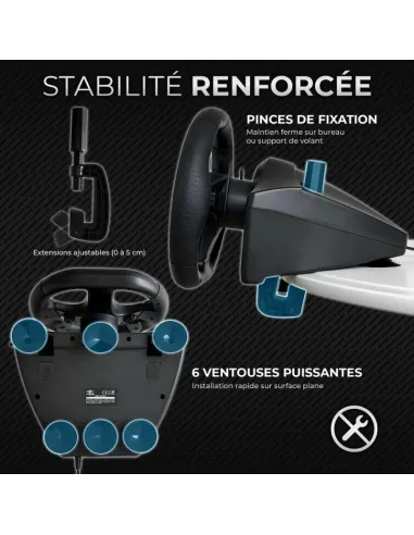 Volante Spirit of Gamer Race Wheel Pro 5 para PS5 y PC