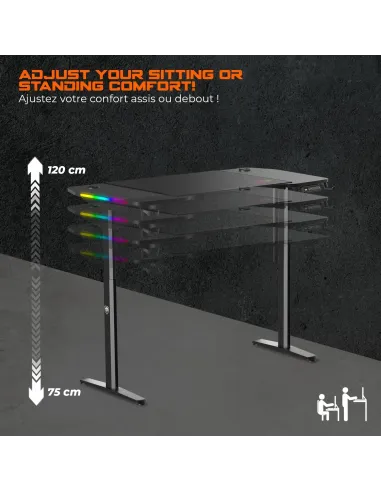 Mesa gaming Spirit of Gamer Headquarter 900 elevable