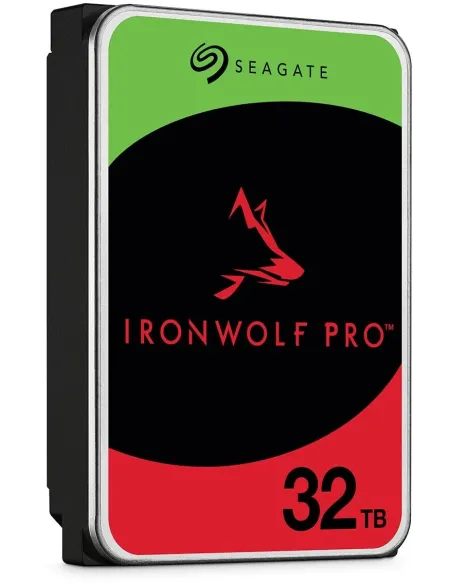 Disco Duro HDD Seagate IronWolf Pro 32TB para NAS 24/7 SATA