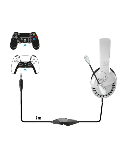 Auriculares Spirit of Gamer Pro-H3 Blancos para PS5/PS4