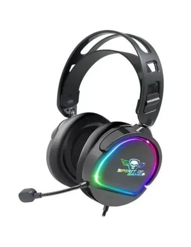 Spirit of Gamer Pro H6 RGB Negros con cable, sonido estéreo y micrófono extraíble