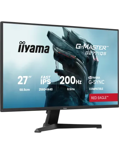 Monitor Gaming Iiyama G-MASTER G2771QS-B1 QHD 200Hz Fast IPS