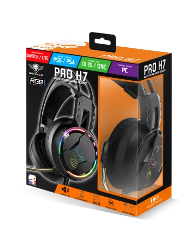Spirit of Gamer Pro H7 RGB Negro