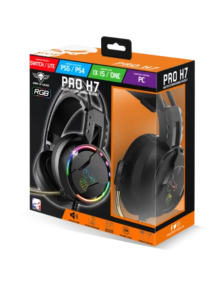 Spirit of Gamer Pro H7 RGB Negro