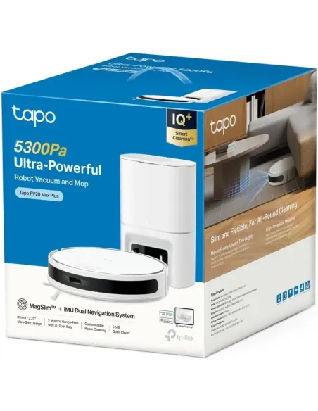 Robot aspirador TP-Link Tapo RV20 Max Plus White