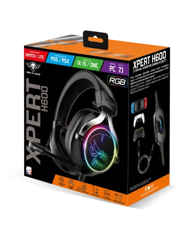 Spirit of Gamer Xpert-H600 Negro
