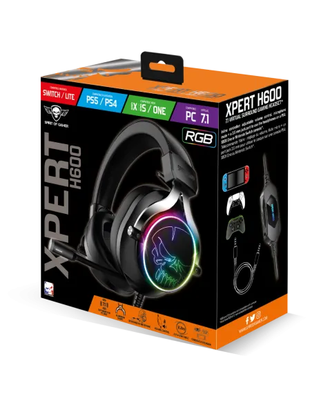 Spirit of Gamer Xpert-H600 Negro