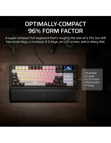 Teclado Mecánico para Juegos Corsair VANGUARD 96 ES