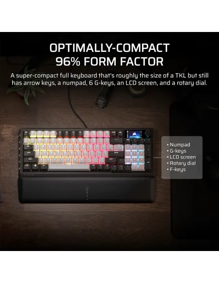 Teclado Mecánico para Juegos Corsair VANGUARD 96 ES
