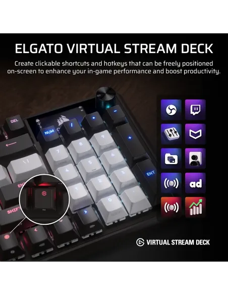 Teclado Mecánico para Juegos Corsair VANGUARD 96 ES