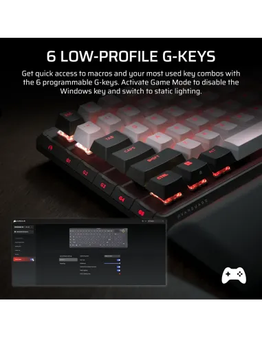 Teclado Mecánico para Juegos Corsair VANGUARD 96 ES