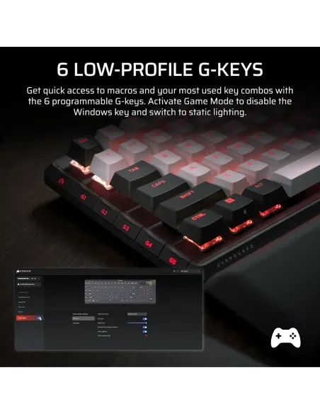 Teclado Mecánico para Juegos Corsair VANGUARD 96 ES
