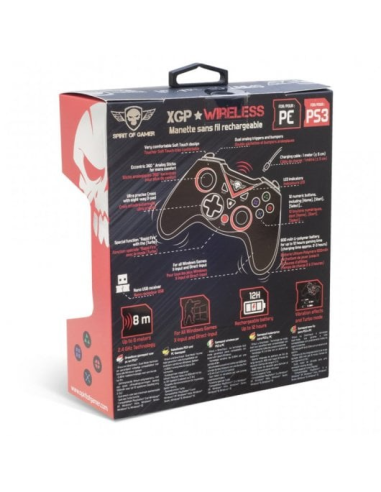 Spirit of Gamer PGP Mando Inalámbrico PC/PS3