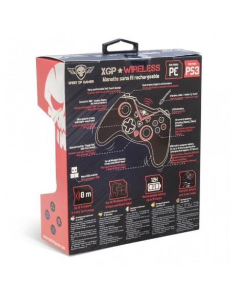 Spirit of Gamer PGP Mando Inalámbrico PC/PS3