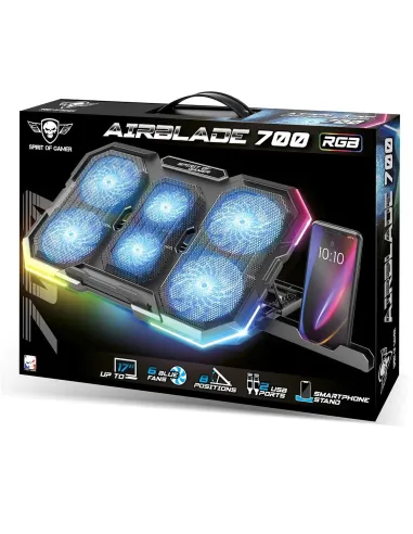 Base refrigeradora AirBlade 700 RGB para portátil