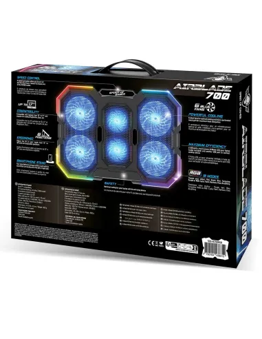 Base refrigeradora AirBlade 700 RGB para portátil